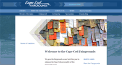 Desktop Screenshot of capecodfairgrounds.com